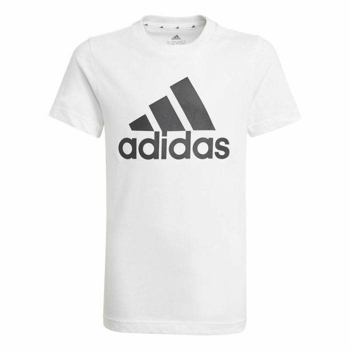 Camiseta de Manga Corta Adidas Essentials  Blanco 0 Camiseta de Manga Corta Adidas Essentials  Blanco 0