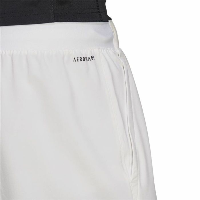 Pantalones Cortos Deportivos para Hombre Adidas Club Stetch Blanco 2