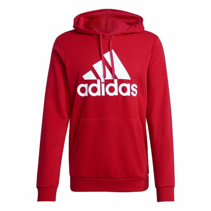 Sudadera con Capucha Hombre Adidas Essentials Big Logo Rojo 2