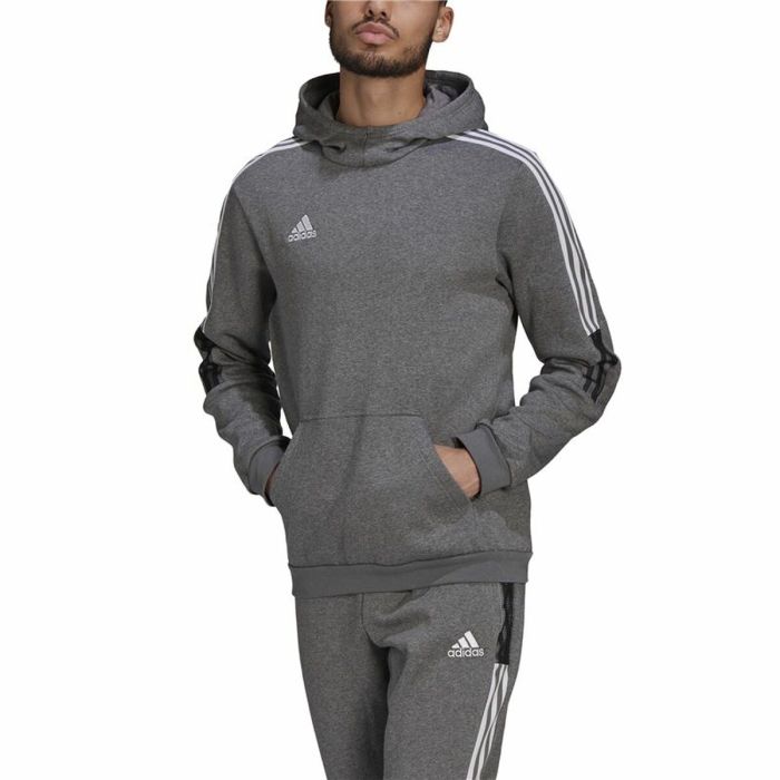 Sudadera de Entrenamiento para Adultos Adidas Tiro 21 Gris claro (L) 3