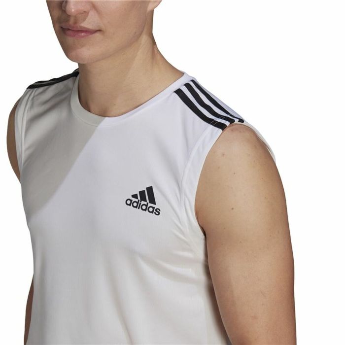 Camiseta Aeroready  Adidas Designed To Move Blanco 3