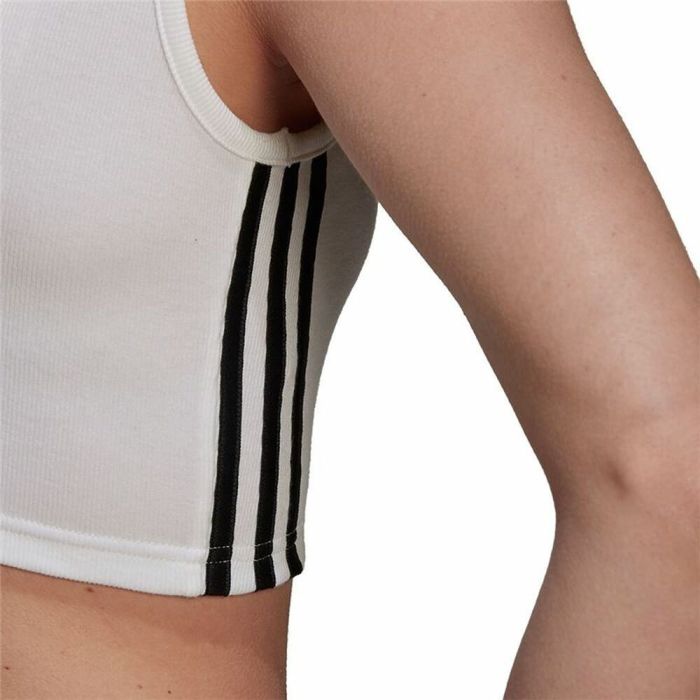 Top Deportivo de Mujer Adidas Essentials 3 Stripes Blanco 1