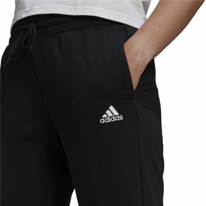 Pantalón Largo Deportivo Adidas French Terry Logo Mujer Negro 2