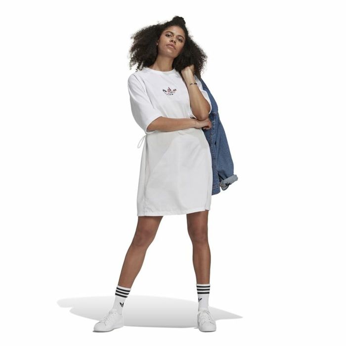 Vestido Adidas Originals Tee Blanco 5