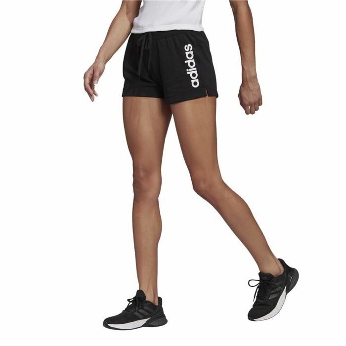Pantalón Corto Deportivo Adidas Essentials Slim Mujer Negro 4