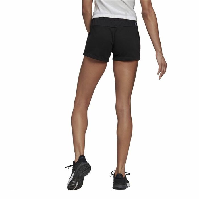 Pantalón Corto Deportivo Adidas Essentials Slim Mujer Negro 3