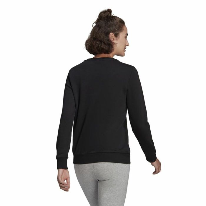 Sudadera sin Capucha Mujer Adidas Essentials Logo Negro 3 Sudadera sin Capucha Mujer Adidas Essentials Logo Negro 3