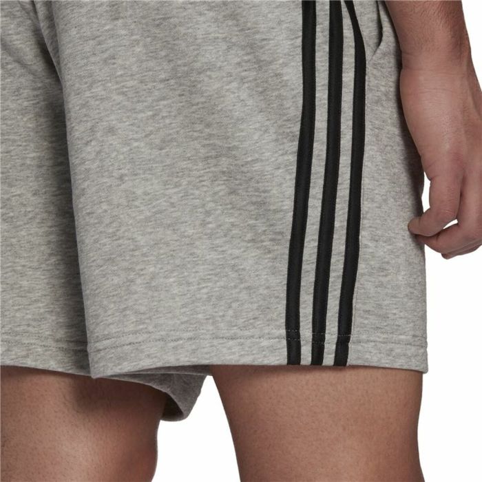 Pantalones Cortos Deportivos para Hombre Adidas Essentials French Terry  Gris 3