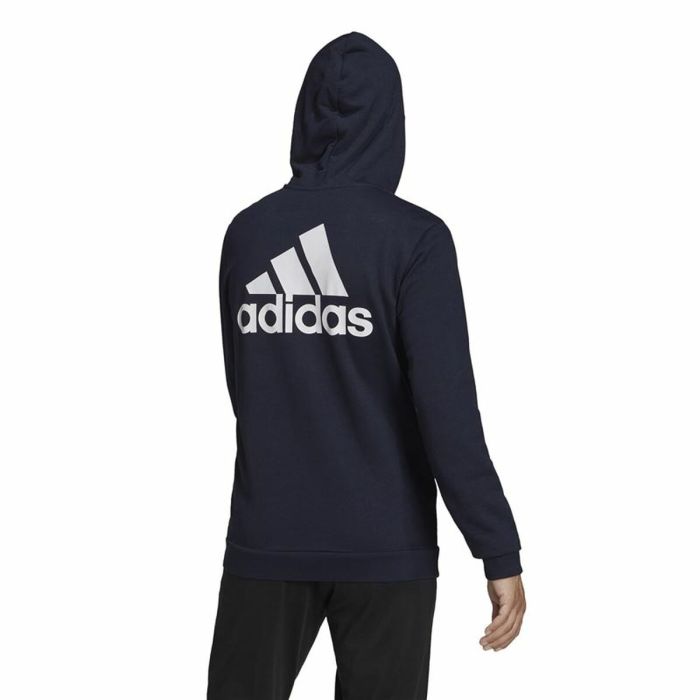 Chaqueta Deportiva para Hombre Adidas  Essentials French Terry Big Azul oscuro 5 Chaqueta Deportiva para Hombre Adidas  Essentials French Terry Big Azul oscuro 5