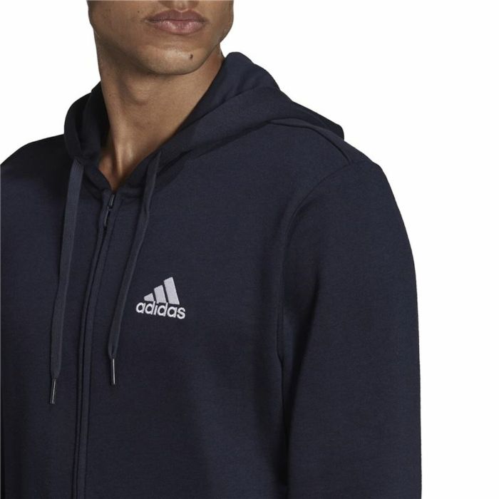 Chaqueta Deportiva para Hombre Adidas  Essentials French Terry Big Azul oscuro 2 Chaqueta Deportiva para Hombre Adidas  Essentials French Terry Big Azul oscuro 2