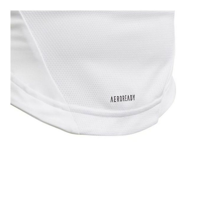 Camiseta de Manga Corta Infantil Adidas Aeroready Bold Blanco 1