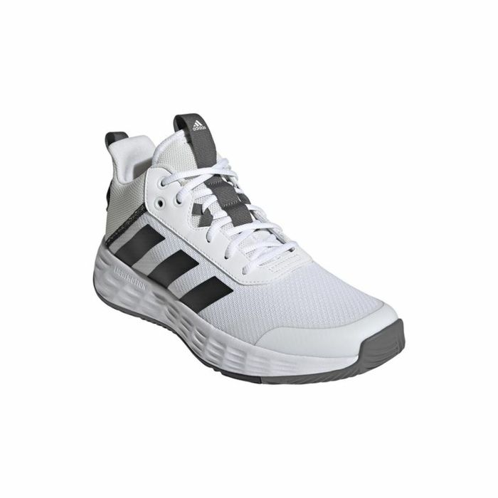 Zapatillas de Baloncesto para Adultos Adidas Ownthegame Blanco 4 Zapatillas de Baloncesto para Adultos Adidas Ownthegame Blanco 4
