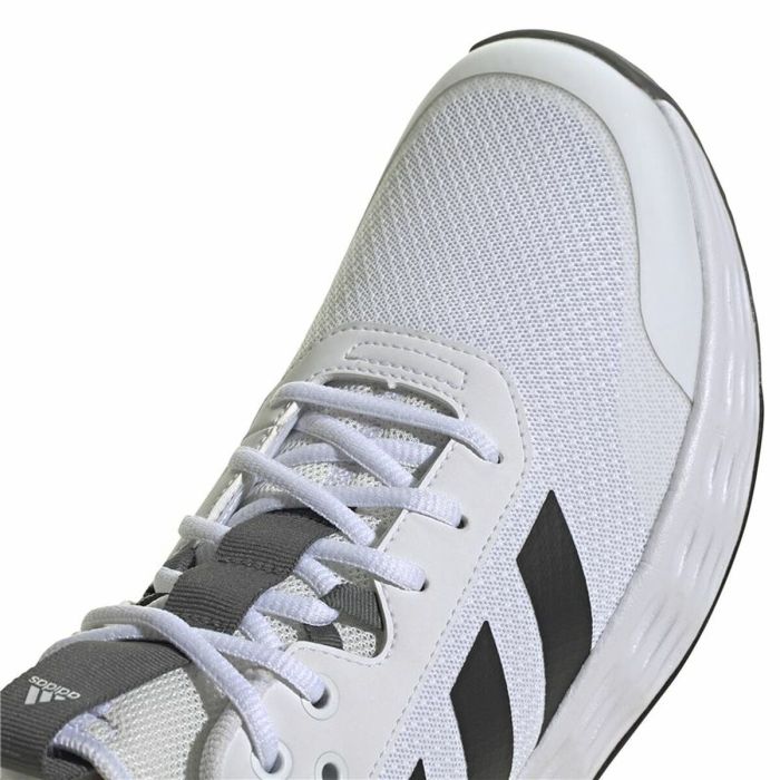 Zapatillas de Baloncesto para Adultos Adidas Ownthegame Blanco 2 Zapatillas de Baloncesto para Adultos Adidas Ownthegame Blanco 2