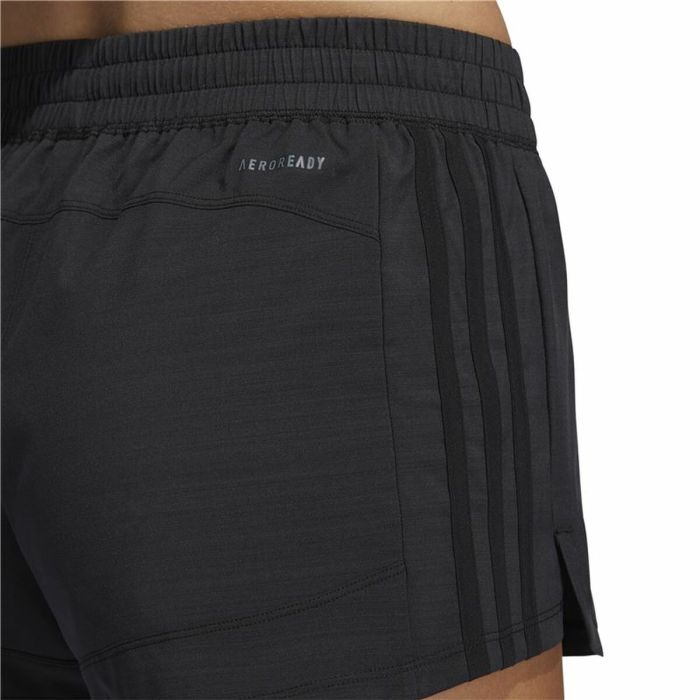 Pantalones Cortos Deportivos para Mujer Adidas Pacer 3 Stripes Negro 1