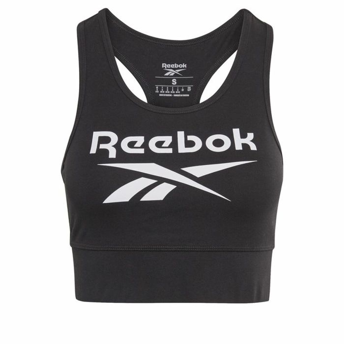 Sujetador Deportivo Reebok Identity Negro 0 Sujetador Deportivo Reebok Identity Negro 0