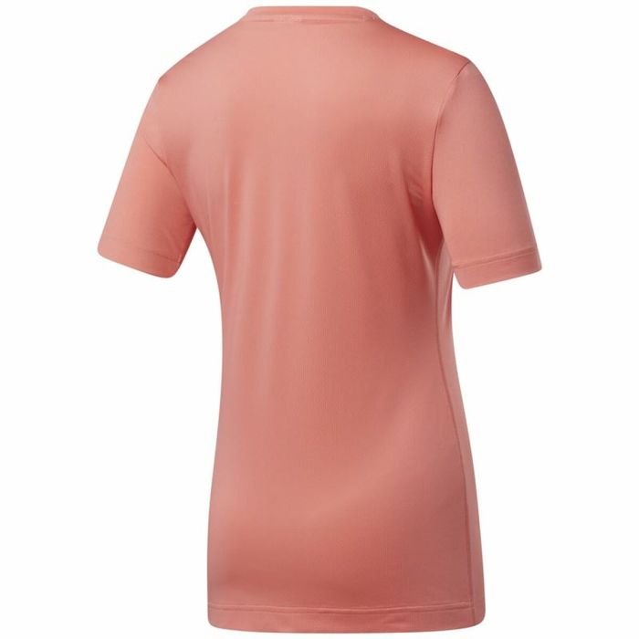 Camiseta de Manga Corta Mujer Workout Ready  Reebok Supremium Rosa 5