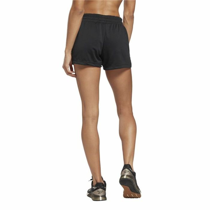 Pantalones Cortos Deportivos para Mujer Reebok Workout Ready Negro 4