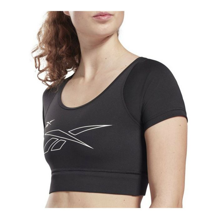 Camiseta de Manga Corta Mujer Reebok Training MYT Negro 3