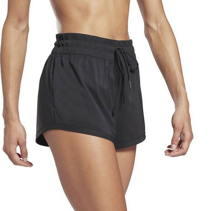 Pantalones Cortos Deportivos para Mujer Reebok Workout Ready Negro 6