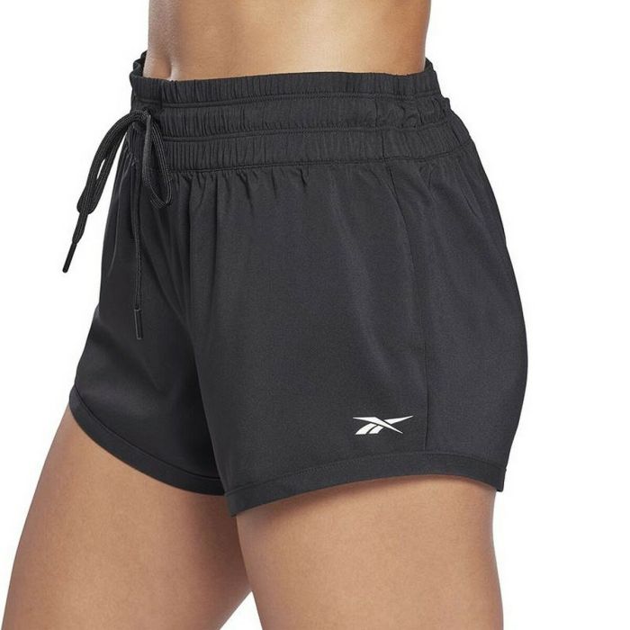 Pantalones Cortos Deportivos para Mujer Reebok Workout Ready Negro 2