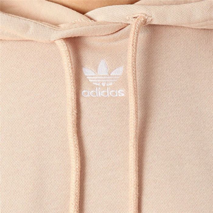 Sudadera con Capucha Mujer Adidas Loungewear Adicolor Salmón 1