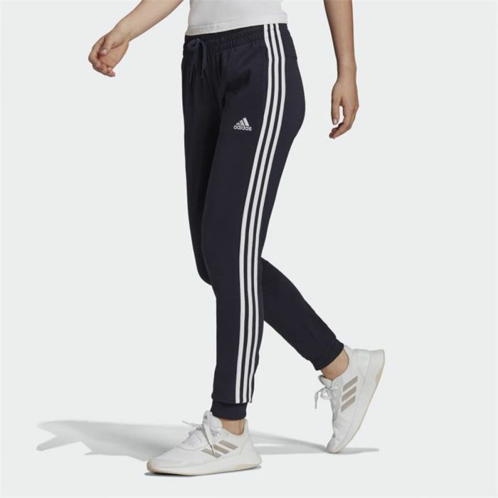 Pantalón de Chándal para Adultos Adidas  Essentials 3 Stripes Mujer Azul 3