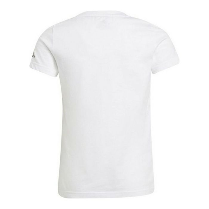 Camiseta de Manga Corta Infantil Adidas Graphic Blanco 4