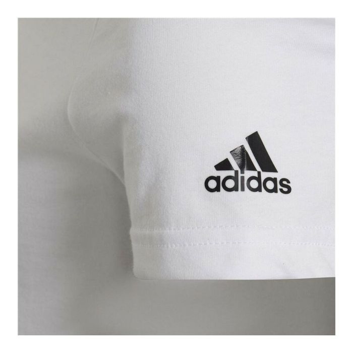 Camiseta de Manga Corta Infantil Adidas Graphic Blanco 1