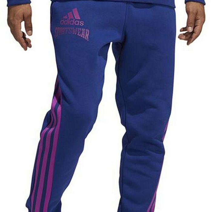 Pantalón Largo Deportivo Adidas Reverse Retro Future Icons Azul Hombre 4