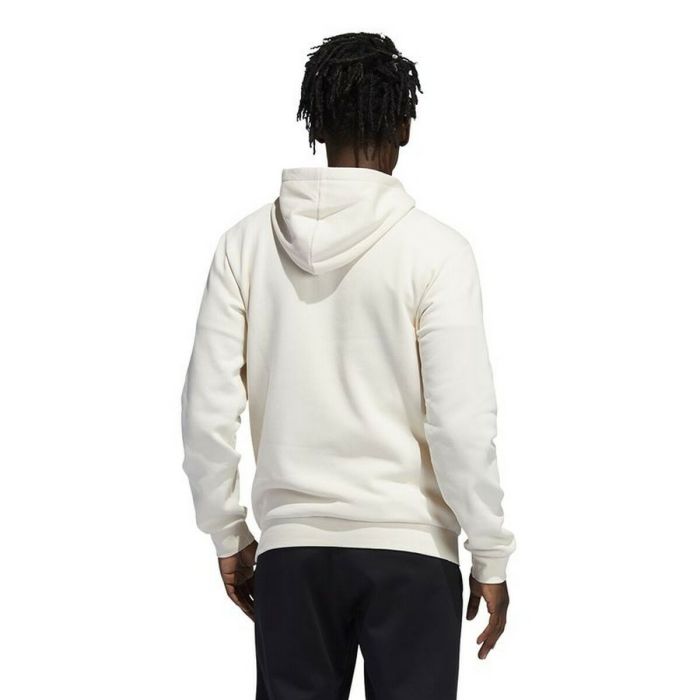 Sudadera con Capucha Hombre Adidas Connected Through Sport Beige 3