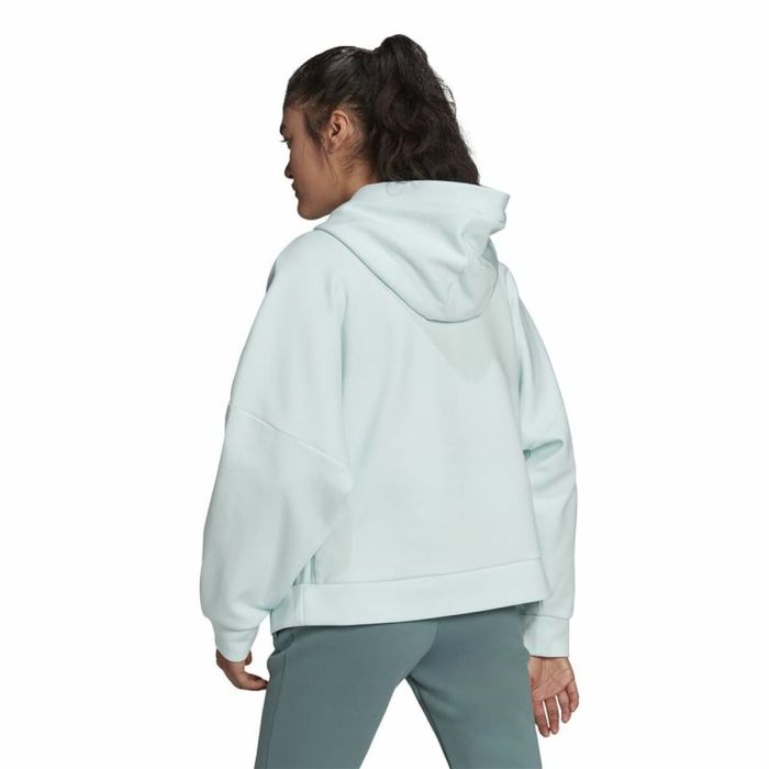 Sudadera con Capucha Mujer Adidas Germany Travel Cian 4