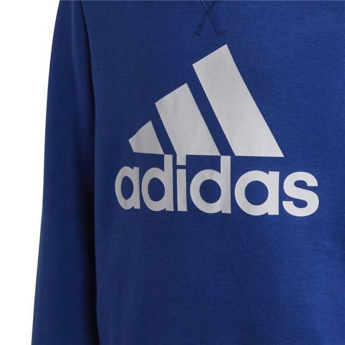 Sudadera Infantil Adidas Essentials Big Logo Azul 1