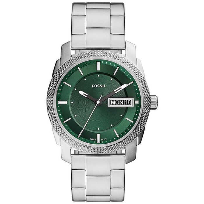 Reloj Hombre Fossil FS5899 Verde Plateado