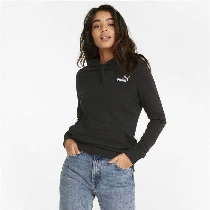 Sudadera con Capucha Mujer Puma Essentials+ Embroidery Negro 4
