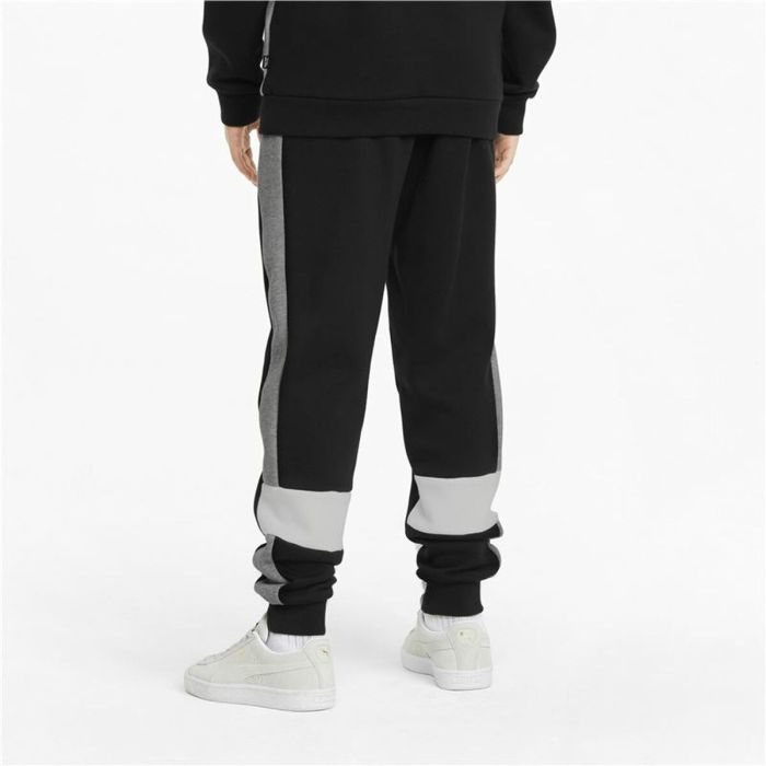 Pantalón de Chándal para Niños Puma Essentials+ Colorblock Negro Niños 1