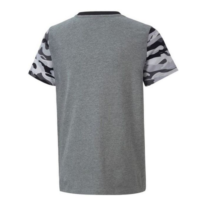 Camiseta de Manga Corta Niño Puma ESS+ Camo Negro 2 Camiseta de Manga Corta Niño Puma ESS+ Camo Negro 2