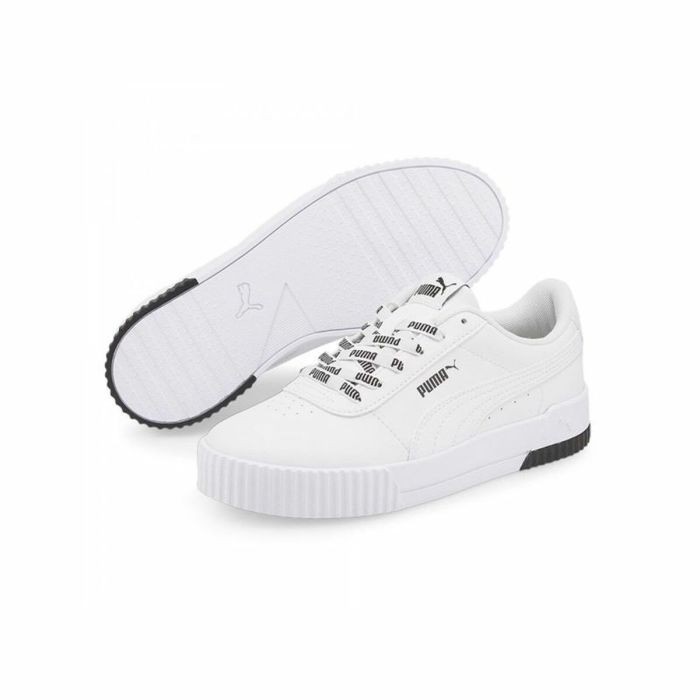 Zapatillas Deportivas Mujer Puma Carina Logomania Blanco 2