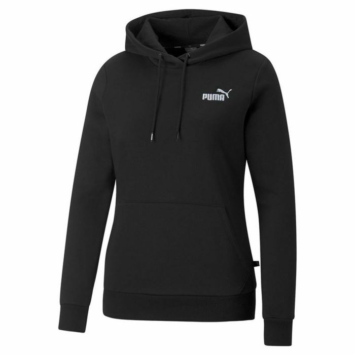 Sudadera con Capucha Mujer Puma Negro