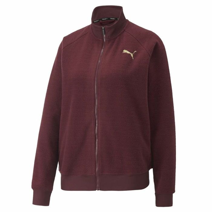 Chaqueta Deportiva para Mujer Puma Fit Sherpa Rojo Oscuro