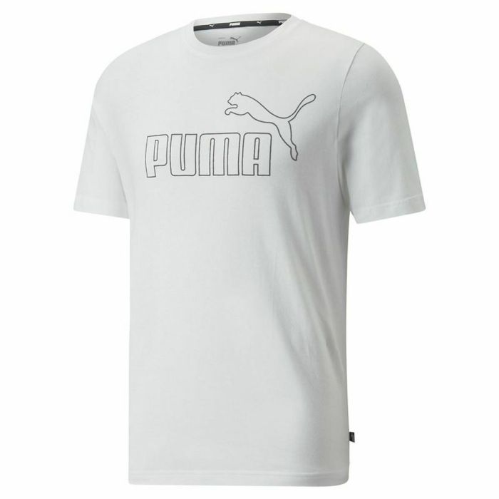 Camiseta de Manga Corta Hombre Puma Essentials Elevated Blanco 2XL