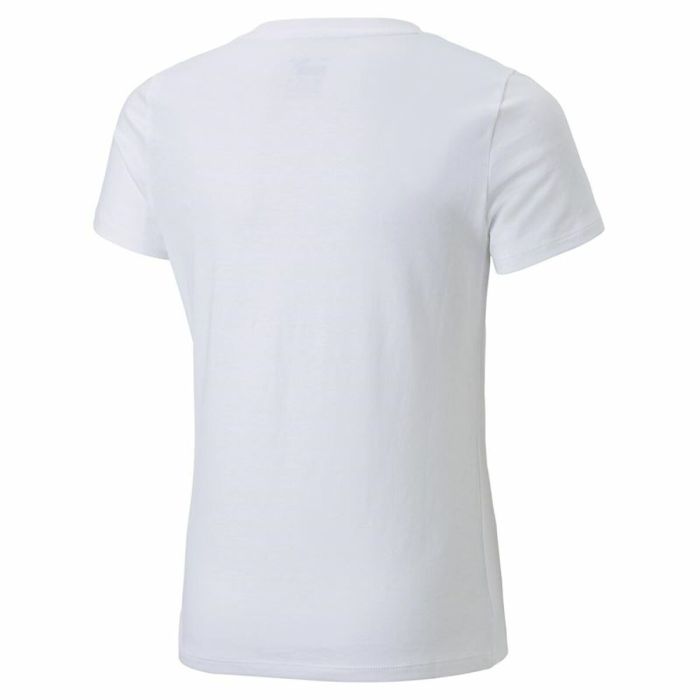 Camiseta de Manga Corta Infantil Puma Alpha Blanco 4