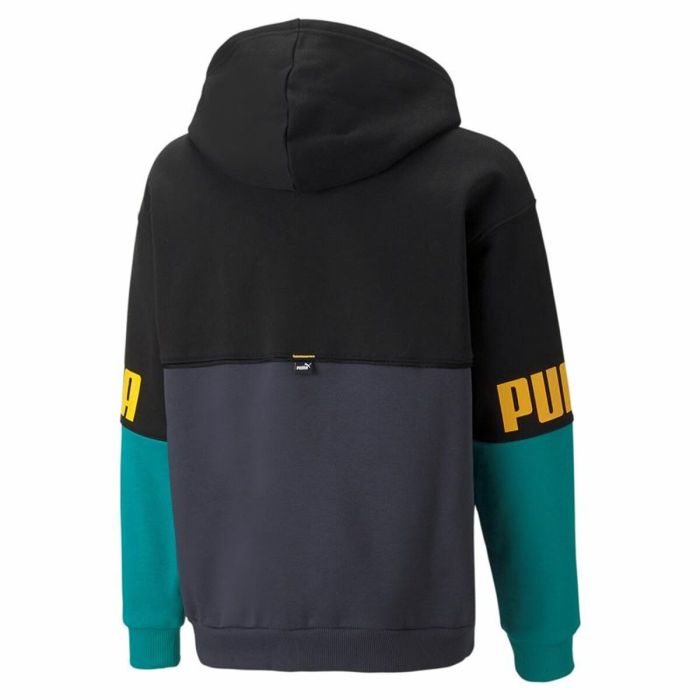 Sudadera Infantil Puma Verde Negro 1