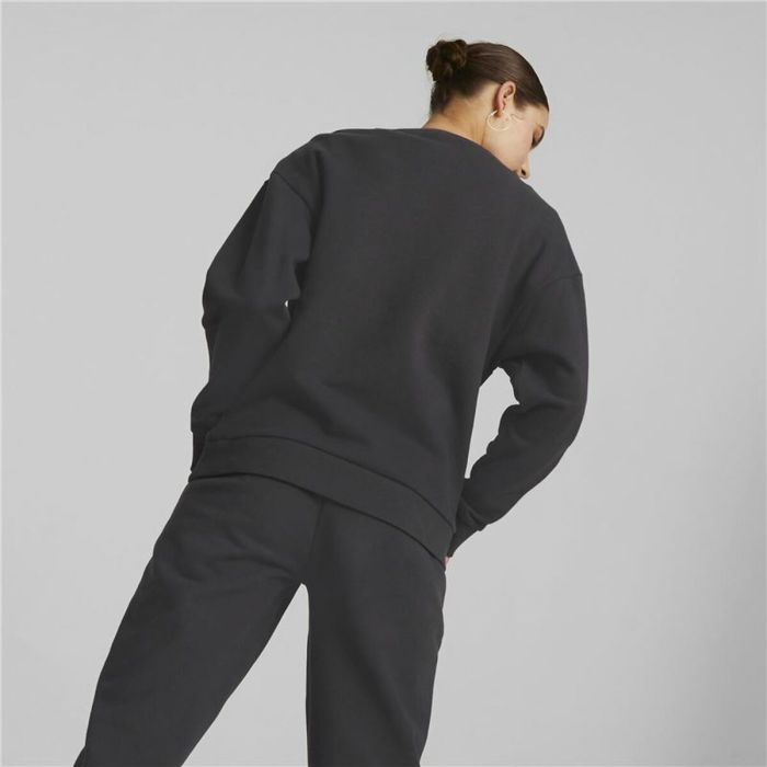 Sudadera sin Capucha Mujer Puma Better Negro 2 Sudadera sin Capucha Mujer Puma Better Negro 2