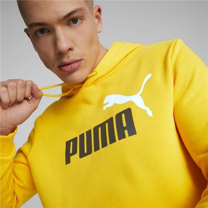 Sudadera con Capucha Hombre Puma Essentials + Two Tone Big Logo Amarillo 2