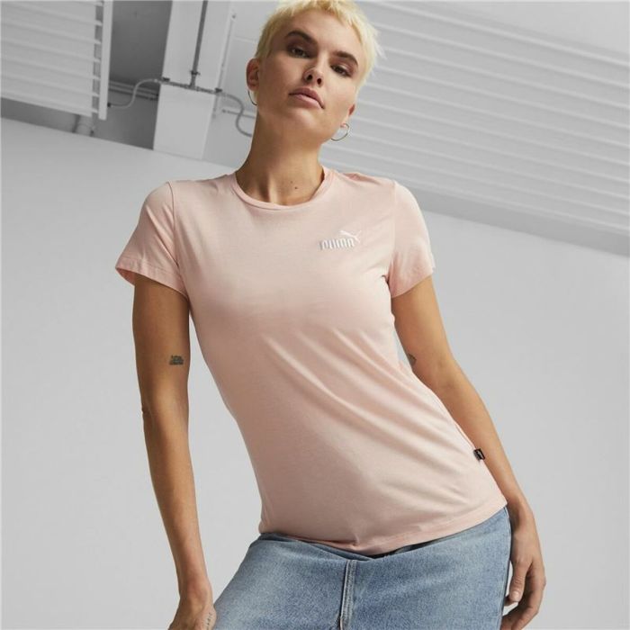 Camiseta de Manga Corta Mujer Puma Rosa claro 3