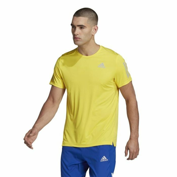 Camiseta de Manga Corta Hombre Adidas Graphic Tee Shocking Amarillo