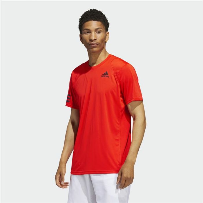 Camiseta de Fútbol Adidas CLUB 3STR TEE Rojo 4
