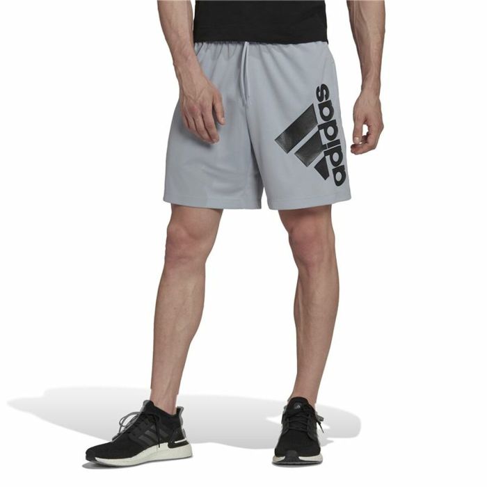 Pantalones Cortos Deportivos para Hombre Adidas Big Badge Of Sport Gris 9" 5