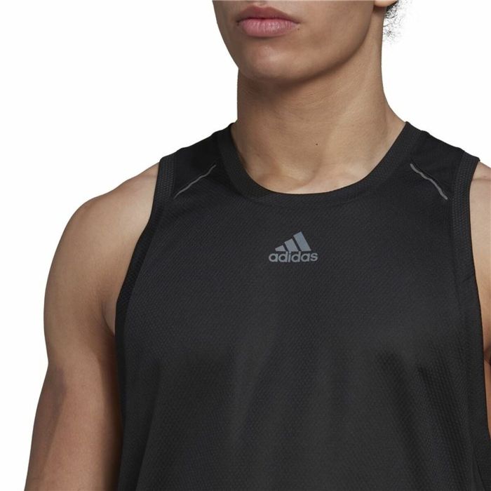 Camiseta para Hombre sin Mangas Adidas HIIT Spin Training Negro 4