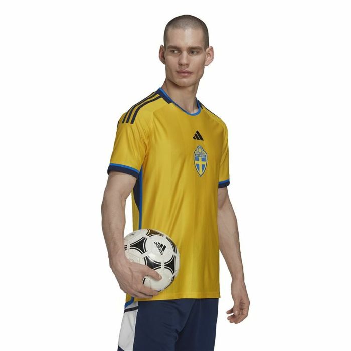 Camiseta de Fútbol de Manga Corta Hombre Adidas  Suecia 22 3